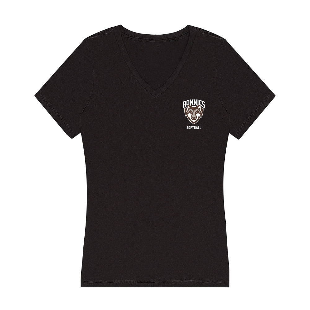 St. Bonaventure - NCAA Softball : Mackenzie Frani - Women's V-Neck T-Shirt-0