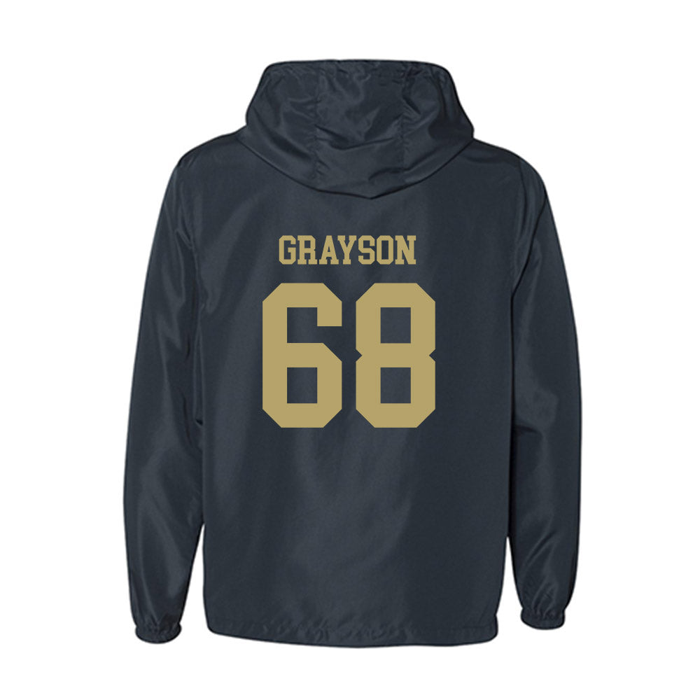 UC Davis - NCAA Football : Xander Grayson - Windbreaker-1