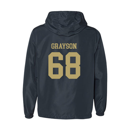 UC Davis - NCAA Football : Xander Grayson - Windbreaker-1