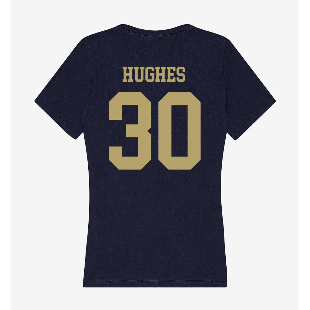 UC Davis - NCAA Football : Tyler Hughes - Women's V-Neck T-Shirt-1