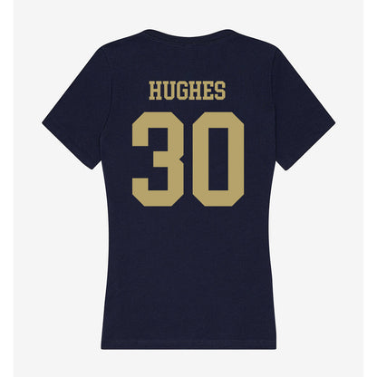 UC Davis - NCAA Football : Tyler Hughes - Women's V-Neck T-Shirt-1