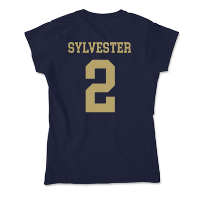 UC Davis - NCAA Football : Chauncey Sylvester - Soft Style Women’s T-Shirt-1