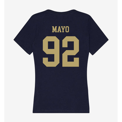 UC Davis - NCAA Football : Rayne Mayo - Women's V-Neck T-Shirt-1