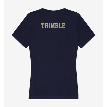 UC Davis - NCAA Equestrian : Mylea Trimble - Women's V-Neck T-Shirt-1