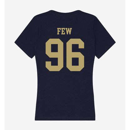 UC Davis - NCAA Football : Jaden Few - Women's V-Neck T-Shirt-1
