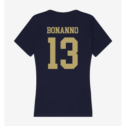 UC Davis - NCAA Baseball : Grayson Bonanno - Women's V-Neck T-Shirt-1