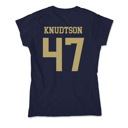 UC Davis - NCAA Football : Jack Knudtson - Soft Style Women’s T-Shirt-1