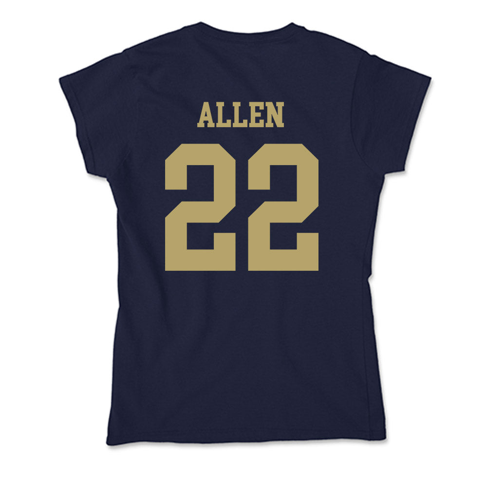 UC Davis - NCAA Football : Charlie Allen - Soft Style Women’s T-Shirt-1