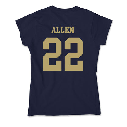 UC Davis - NCAA Football : Charlie Allen - Soft Style Women’s T-Shirt-1
