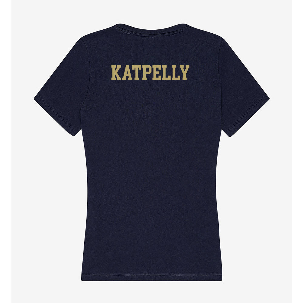 UC Davis - NCAA Men's Tennis : Rithvik Katpelly - Women's V-Neck T-Shirt-1