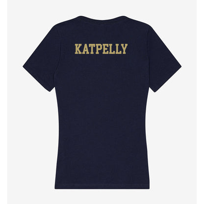 UC Davis - NCAA Men's Tennis : Rithvik Katpelly - Women's V-Neck T-Shirt-1