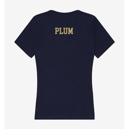 UC Davis - NCAA Equestrian : Eliza Plum - Women's V-Neck T-Shirt-1