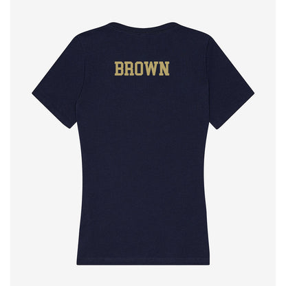 UC Davis - NCAA Equestrian : Alexa Brown - Women's V-Neck T-Shirt-1