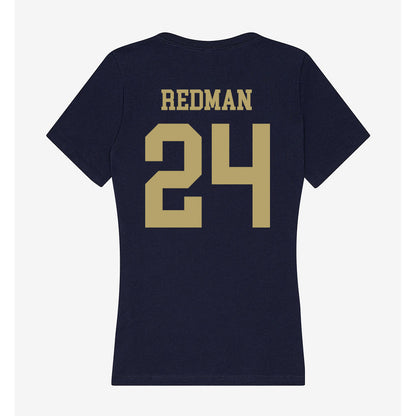 UC Davis - NCAA Women's Field Hockey : Karly Redman - Women's V-Neck T-Shirt-1