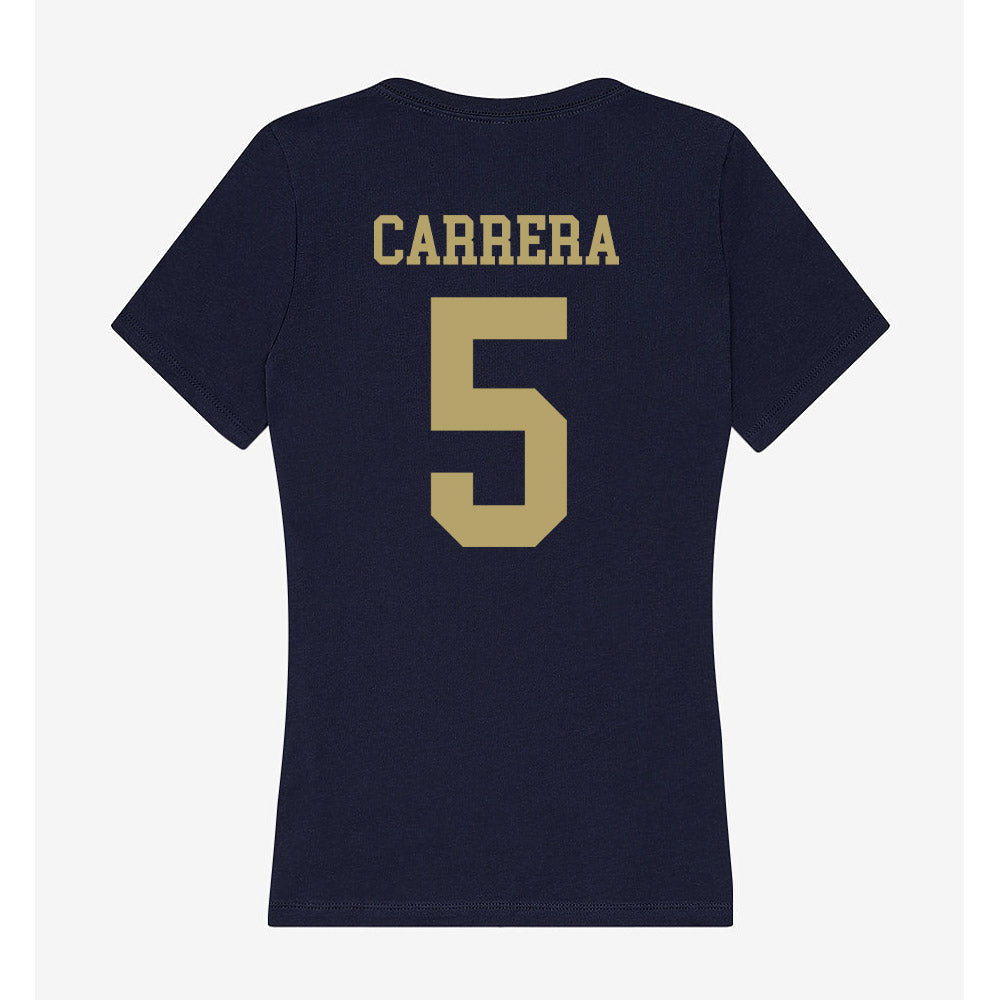 UC Davis - NCAA Men's Water Polo : Jacob Carrera - Women's V-Neck T-Shirt-1
