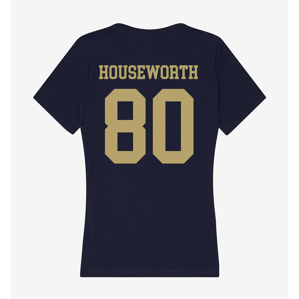 UC Davis - NCAA Football : Jake Houseworth - Women's V-Neck T-Shirt-1