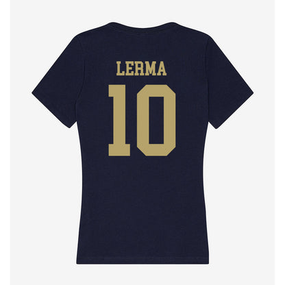 UC Davis - NCAA Baseball : Mason Lerma - Women's V-Neck T-Shirt-1