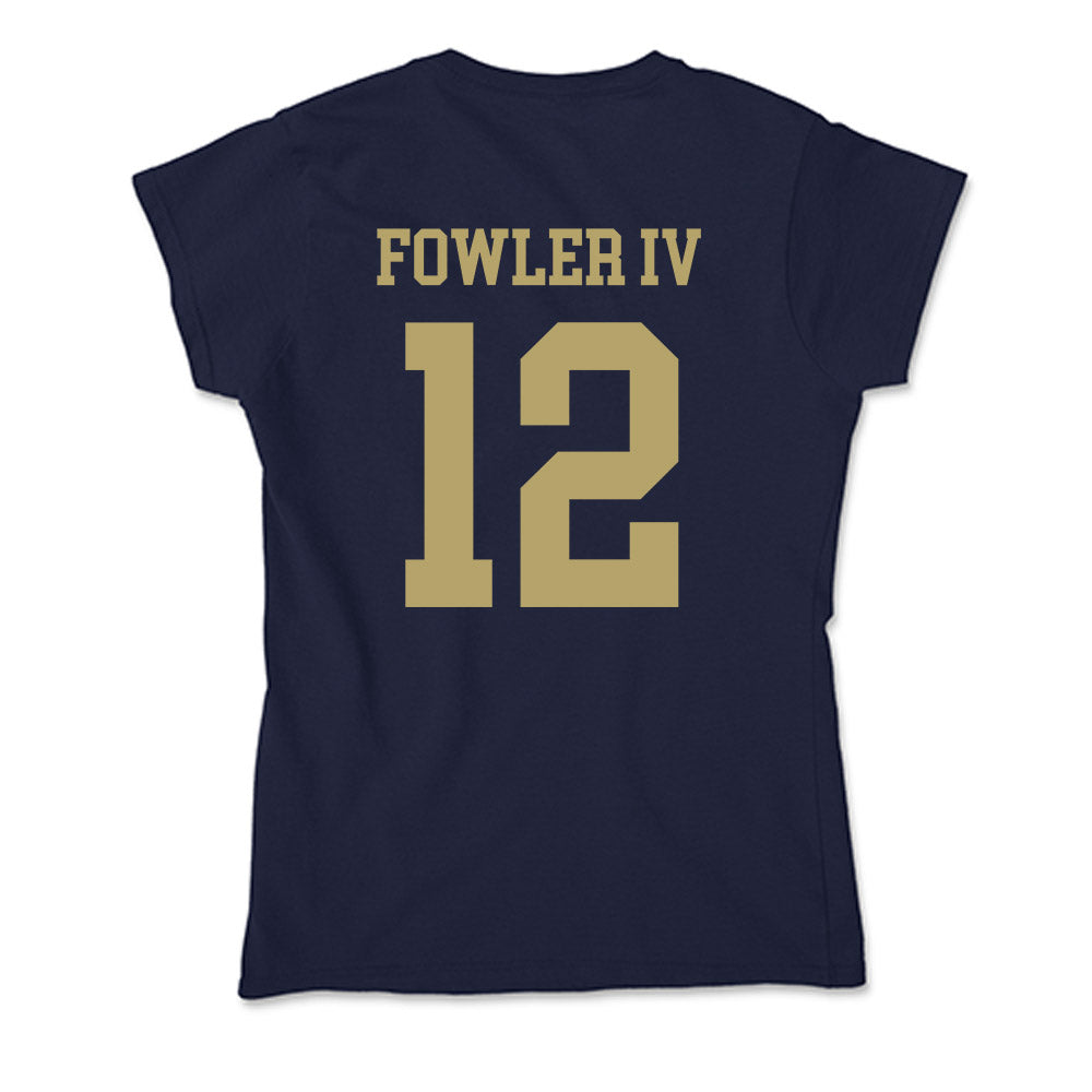 UC Davis - NCAA Football : William Fowler IV - Soft Style Women’s T-Shirt-1