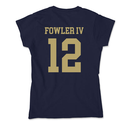 UC Davis - NCAA Football : William Fowler IV - Soft Style Women’s T-Shirt-1
