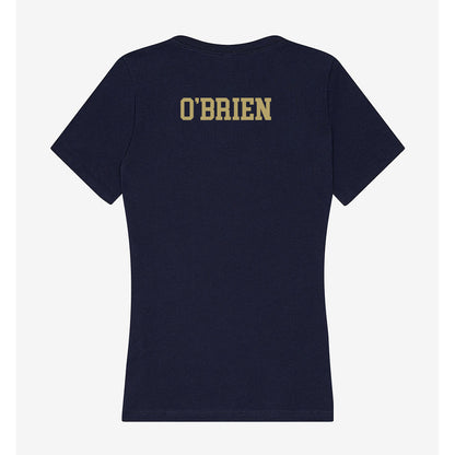 UC Davis - NCAA Women's Track & Field : Ningning O’Brien - Women's V-Neck T-Shirt-1