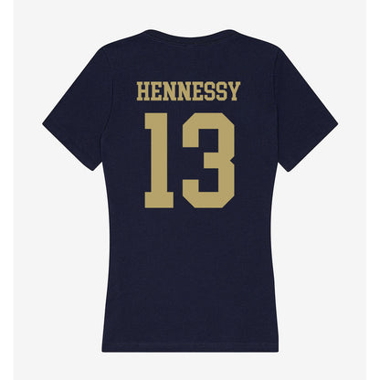 UC Davis - NCAA Football : Tyler Hennessy - Women's V-Neck T-Shirt-1