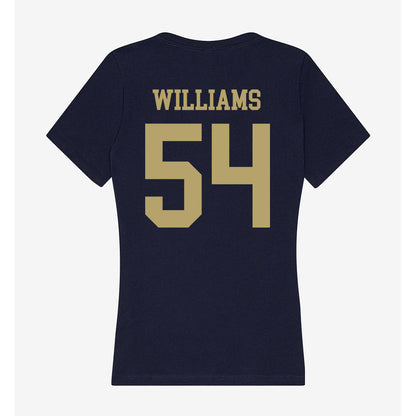 UC Davis - NCAA Football : Jake Williams - Women's V-Neck T-Shirt-1