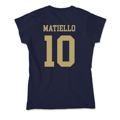 UC Davis - NCAA Men's Soccer : Rafael Matiello - Soft Style Women’s T-Shirt-1