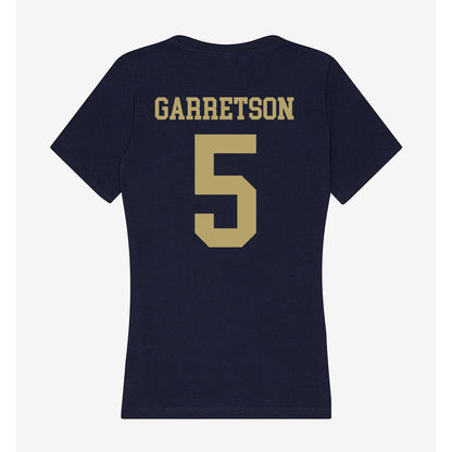 UC Davis - NCAA Football : Grant Garretson - Women's V-Neck T-Shirt-1