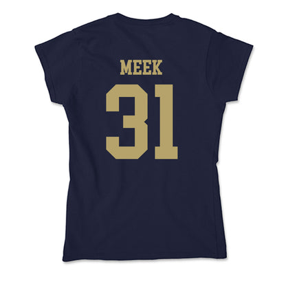 UC Davis - NCAA Baseball : Jack Meek - Soft Style Women’s T-Shirt-1