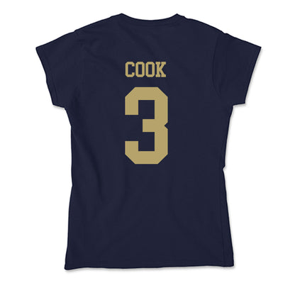 UC Davis - NCAA Beach Volleyball : Reagan Cook - Soft Style Women’s T-Shirt-1