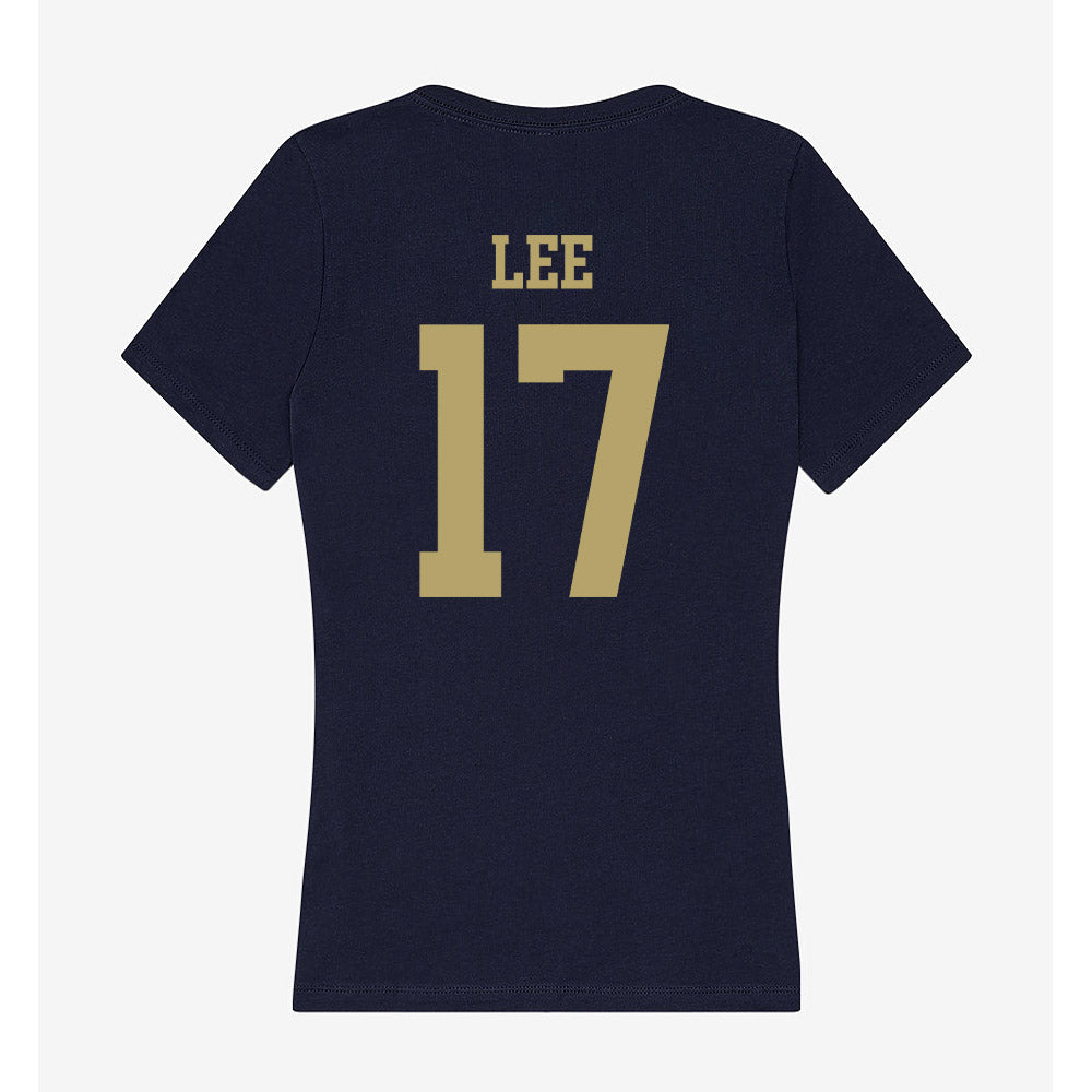 UC Davis - NCAA Softball : Abby Lee - Women's V-Neck T-Shirt-1