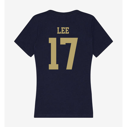 UC Davis - NCAA Softball : Abby Lee - Women's V-Neck T-Shirt-1