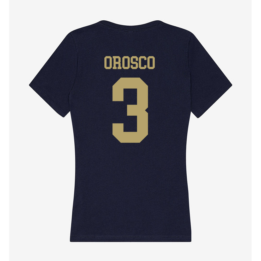 UC Davis - NCAA Men's Soccer : Diego Orosco - Women's V-Neck T-Shirt-1