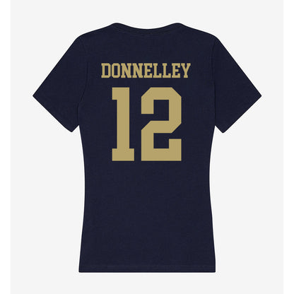 UC Davis - NCAA Women's Lacrosse : Kate Donnelley - Women's V-Neck T-Shirt-1
