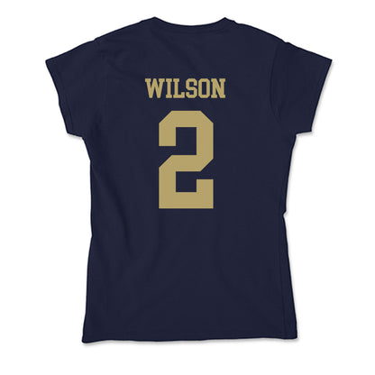 UC Davis - NCAA Men's Basketball : Marcus Wilson - Soft Style Women’s T-Shirt-1