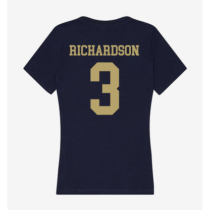 UC Davis - NCAA Football : Ty Richardson - Women's V-Neck T-Shirt-1