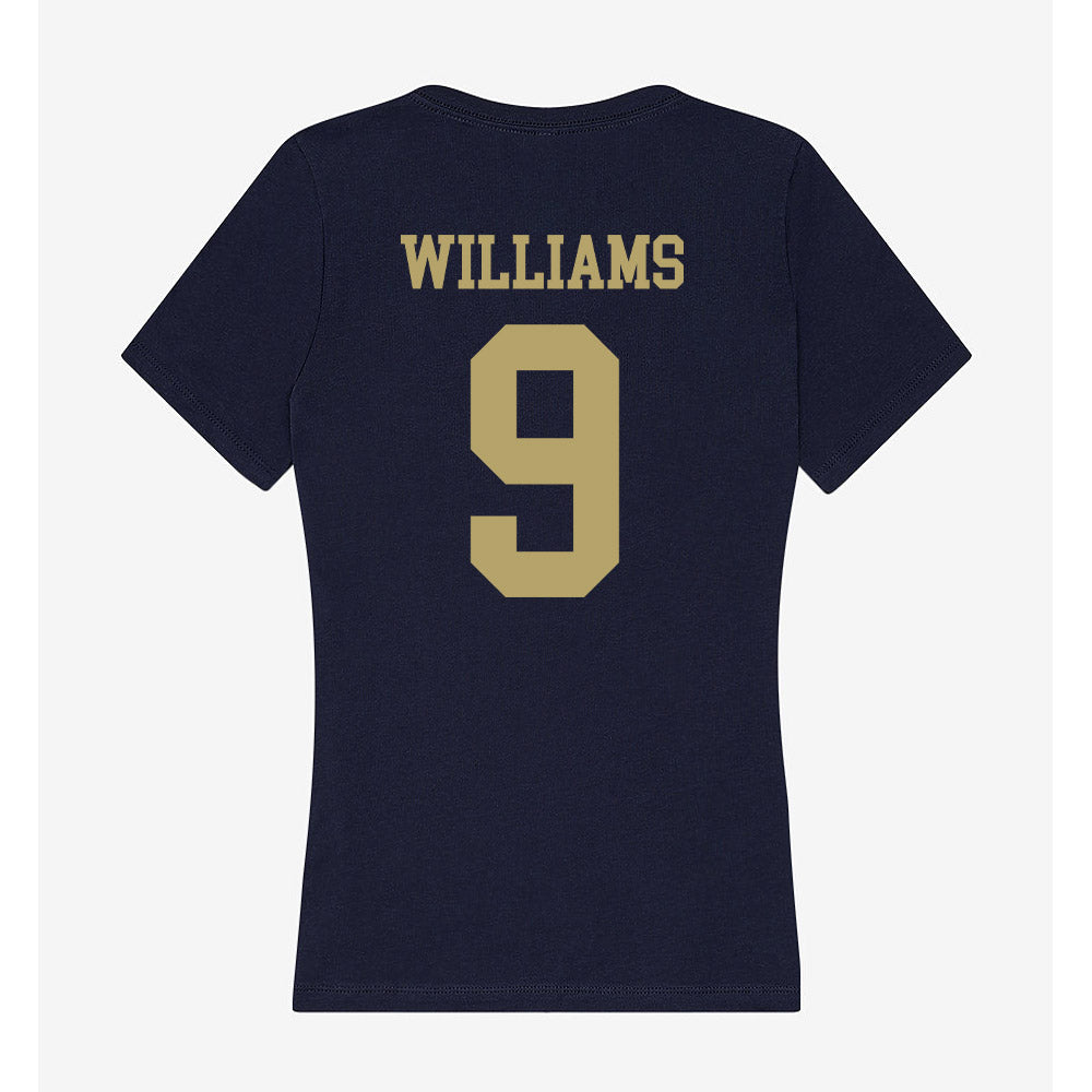 UC Davis - NCAA Baseball : Korey Williams - Women's V-Neck T-Shirt-1