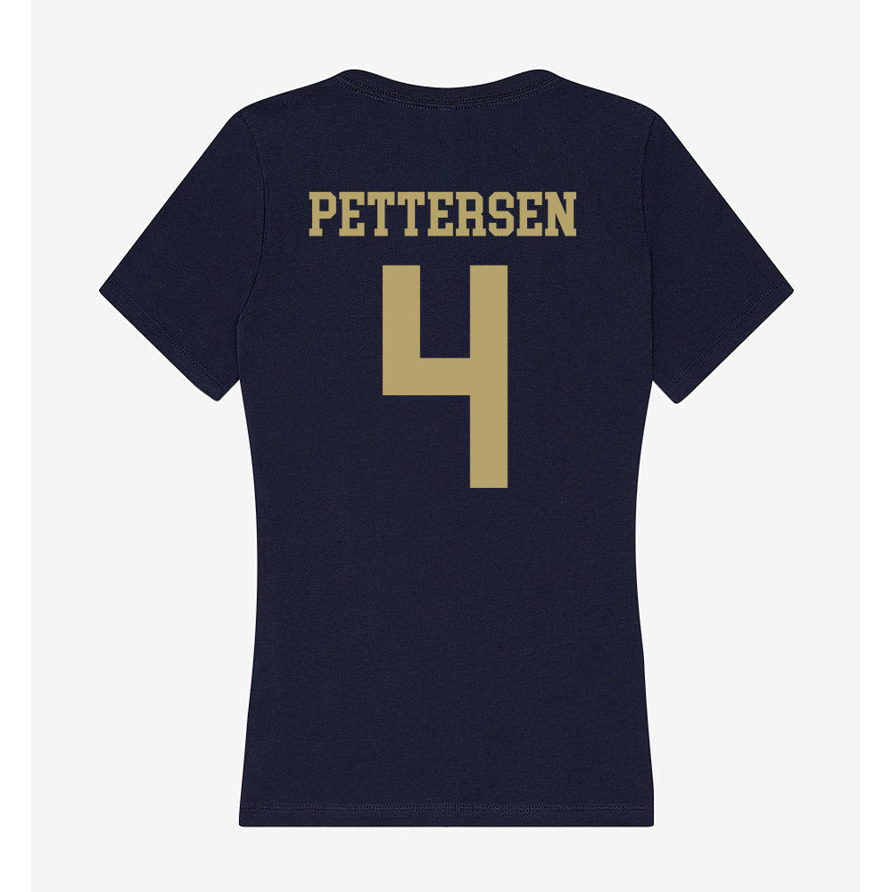 UC Davis - NCAA Baseball : Kyle Pettersen - Women's V-Neck T-Shirt-1