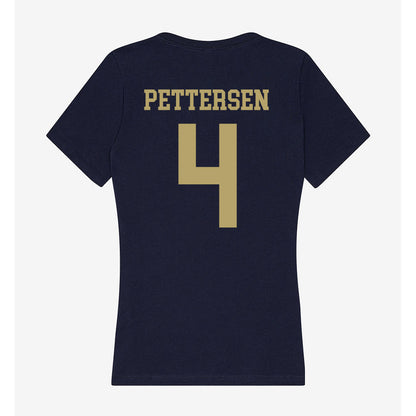 UC Davis - NCAA Baseball : Kyle Pettersen - Women's V-Neck T-Shirt-1