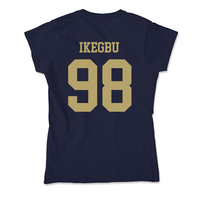 UC Davis - NCAA Football : Ike Ikegbu - Soft Style Women’s T-Shirt-1
