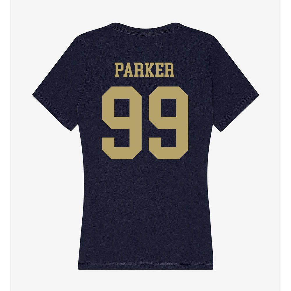 UC Davis - NCAA Football : Tyler Parker - Women's V-Neck T-Shirt-1