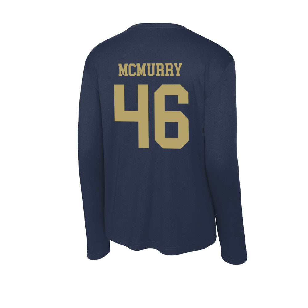 UC Davis - NCAA Football : Tristan McMurry - Activewear Long Sleeve T-Shirt-1