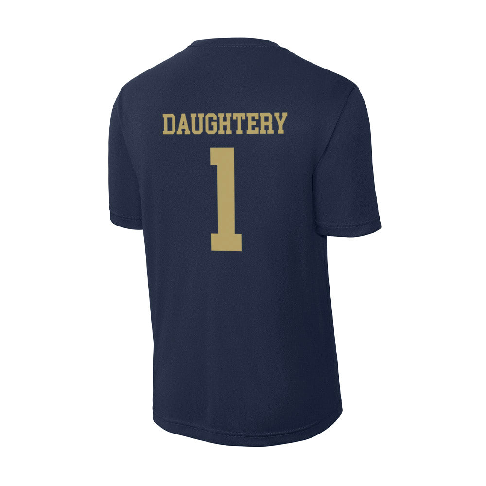 UC Davis - NCAA Men's Basketball : Carl Daughtery - Activewear T-Shirt-1