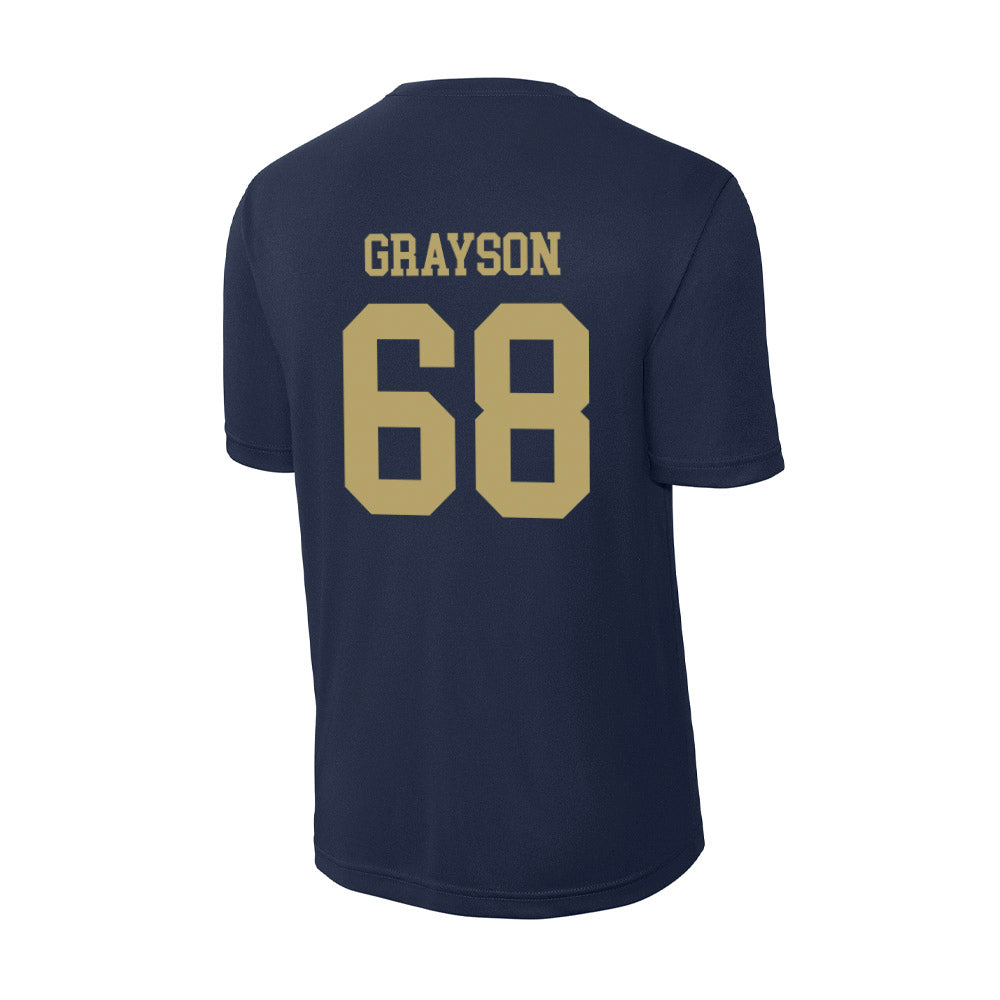 UC Davis - NCAA Football : Xander Grayson - Activewear T-Shirt-1