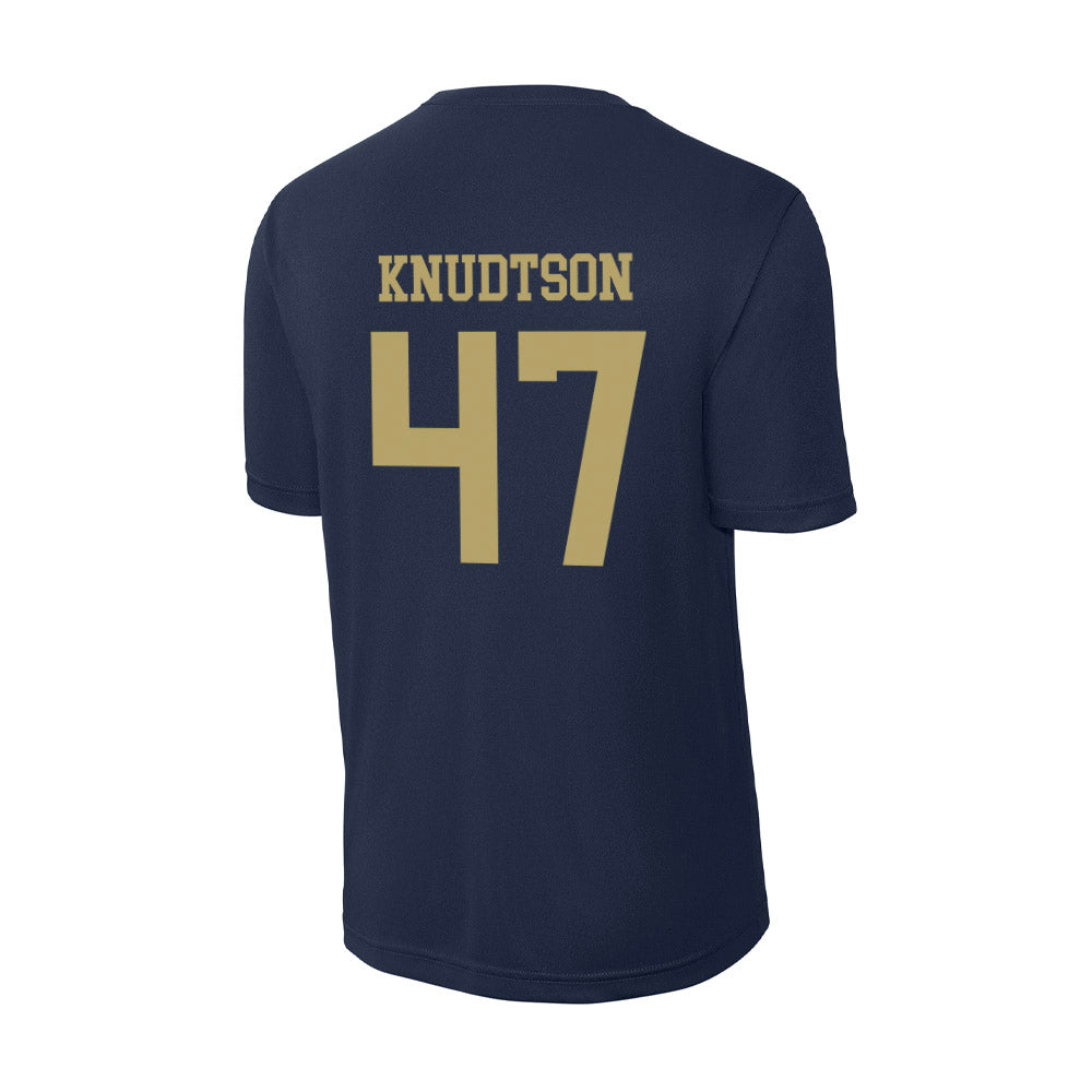 UC Davis - NCAA Football : Jack Knudtson - Activewear T-Shirt-1