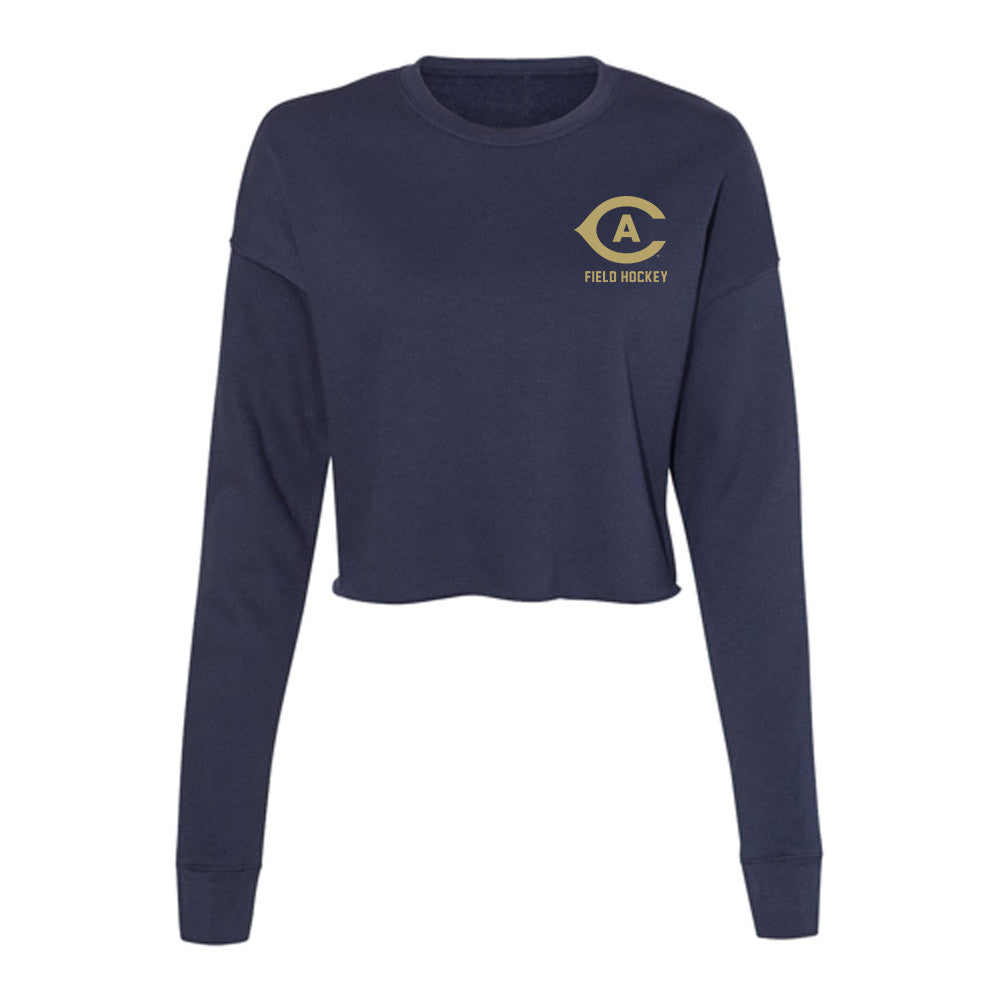 UC Davis - NCAA Women's Field Hockey : Jamie Dempey - Women's Cropped Crew Fleece-0