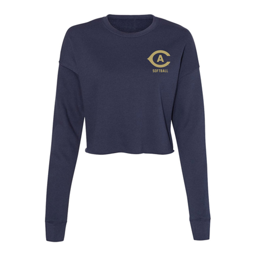 UC Davis - NCAA Softball : Taylor Sloss - Women's Cropped Crew Fleece-0