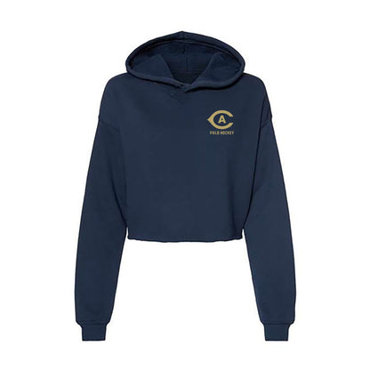 UC Davis - NCAA Women's Field Hockey : Jamie Dempey - Women's Crop Fleece Hoodie-0