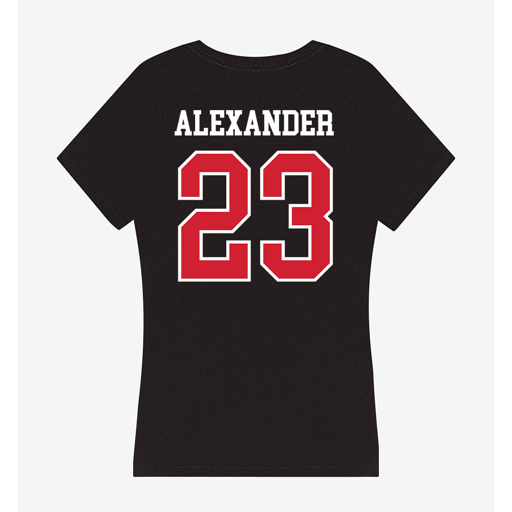 Western Kentucky - NCAA Women's Soccer : Lauren Alexander - Women's V-Neck T-Shirt-1