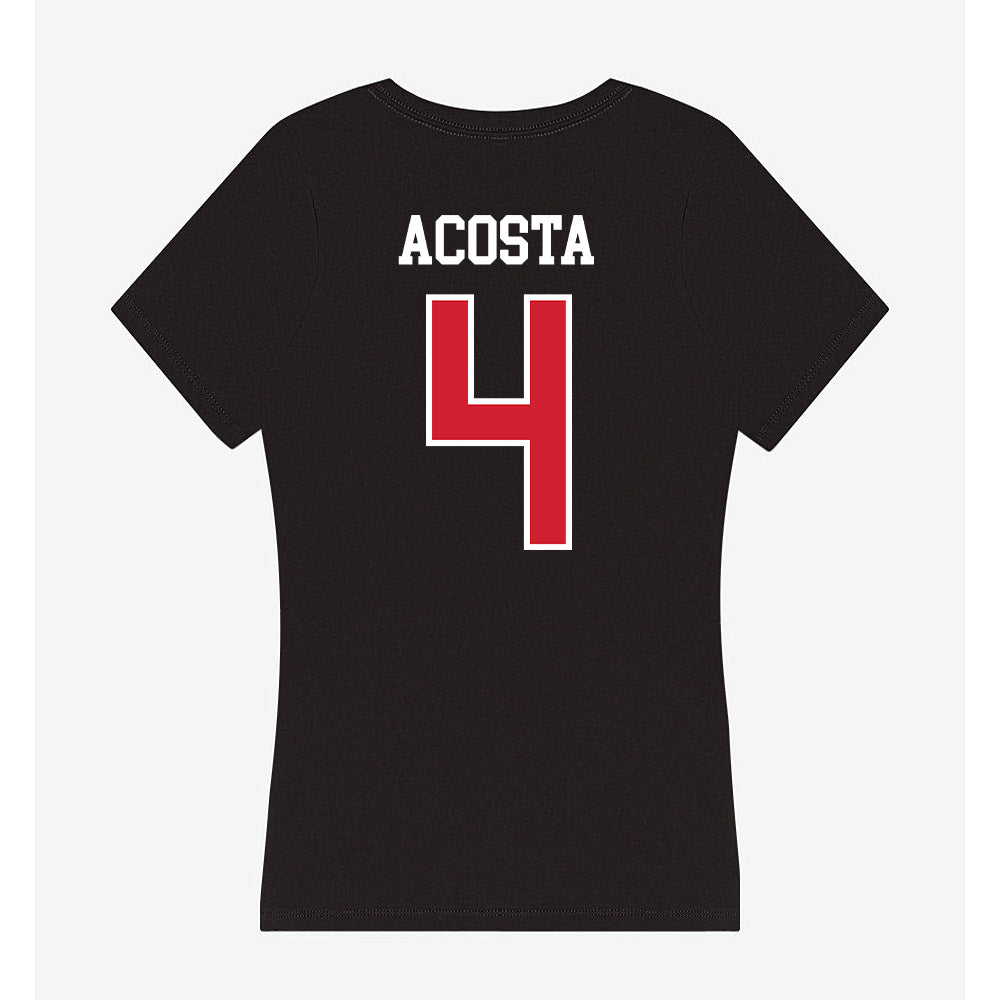 Western Kentucky - NCAA Baseball : JP Acosta - Women's V-Neck T-Shirt-1